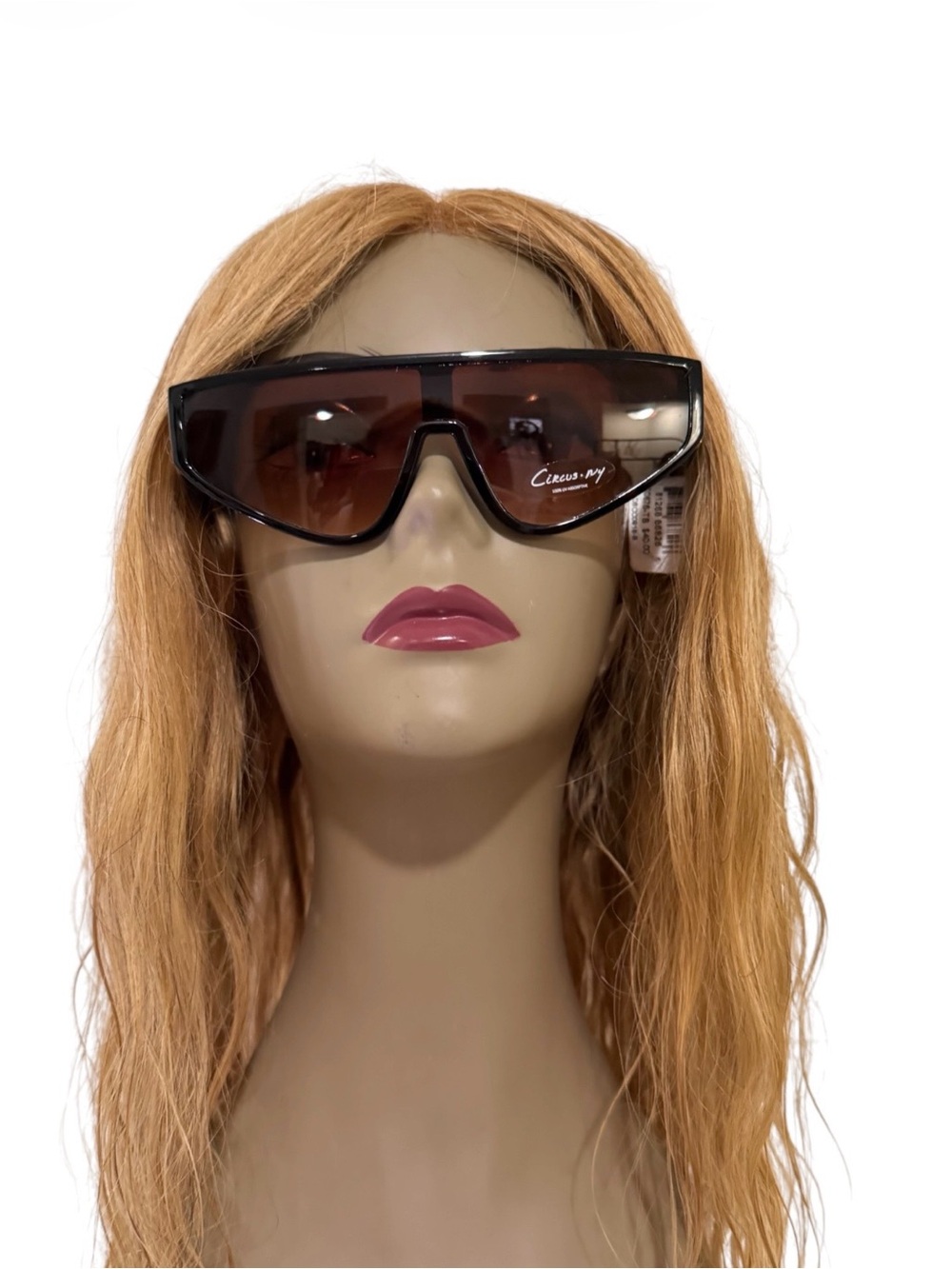 Women’s Oversized Shield Sunglasses in Brown Gradient by Circus·NY